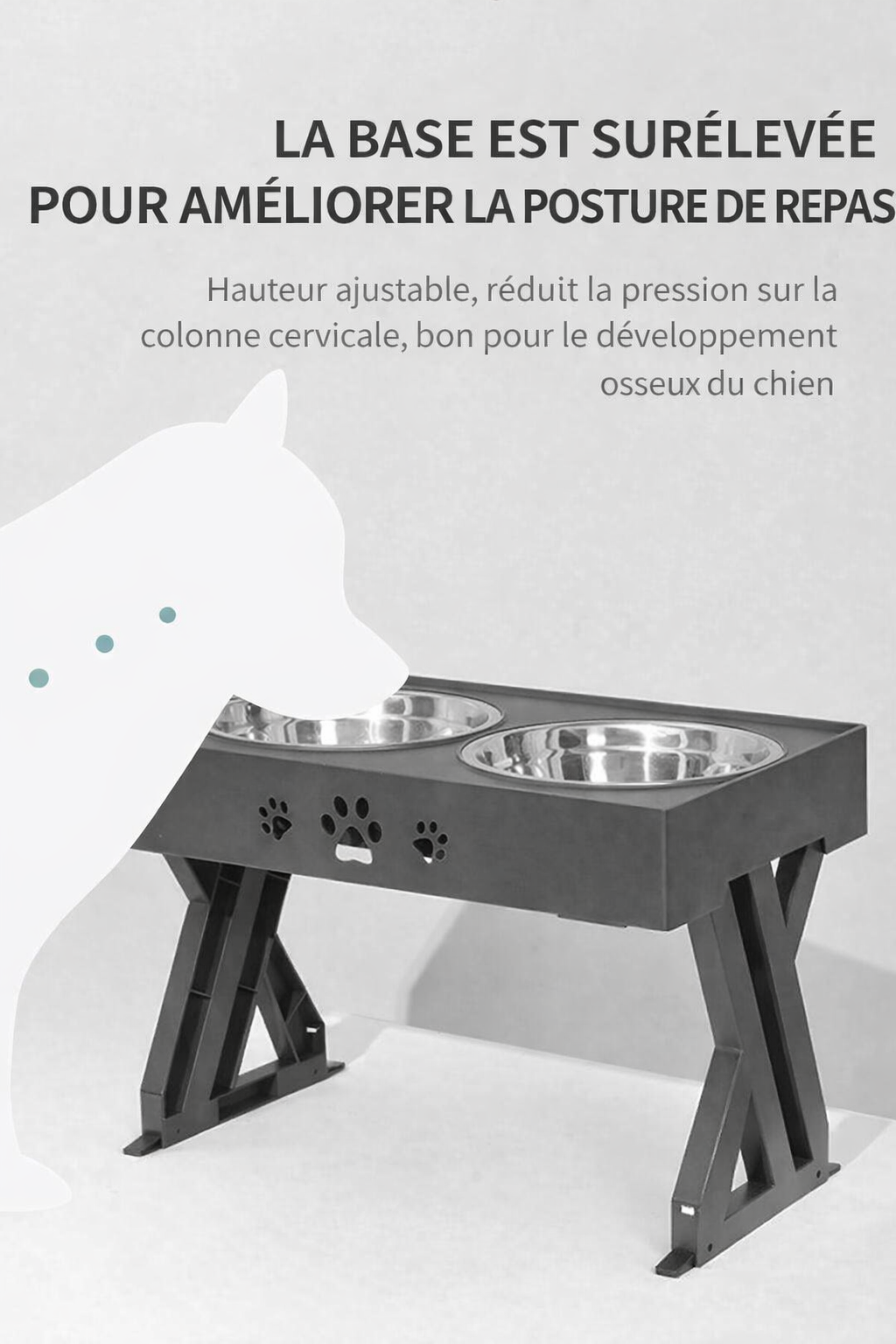 PackaBOWL - Gamelle surélevée Portable Pliable